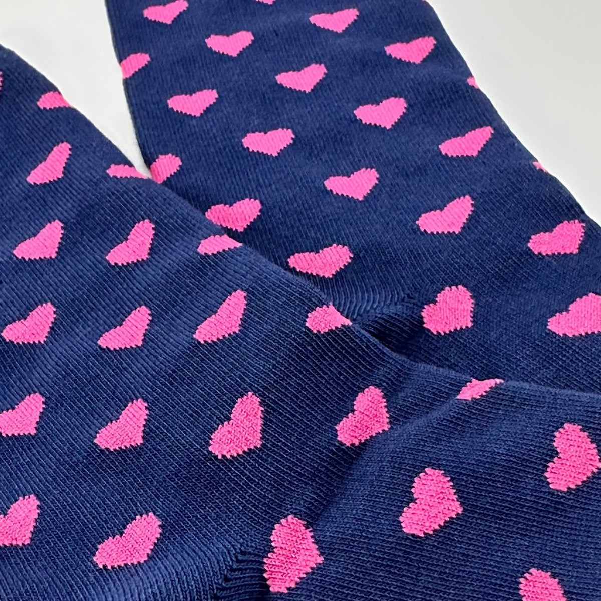 Heart Pattern Socks from the Sock Panda (Adult Medium - Women's Shoe Sizes 5-10), PinkPurpHeartsMd