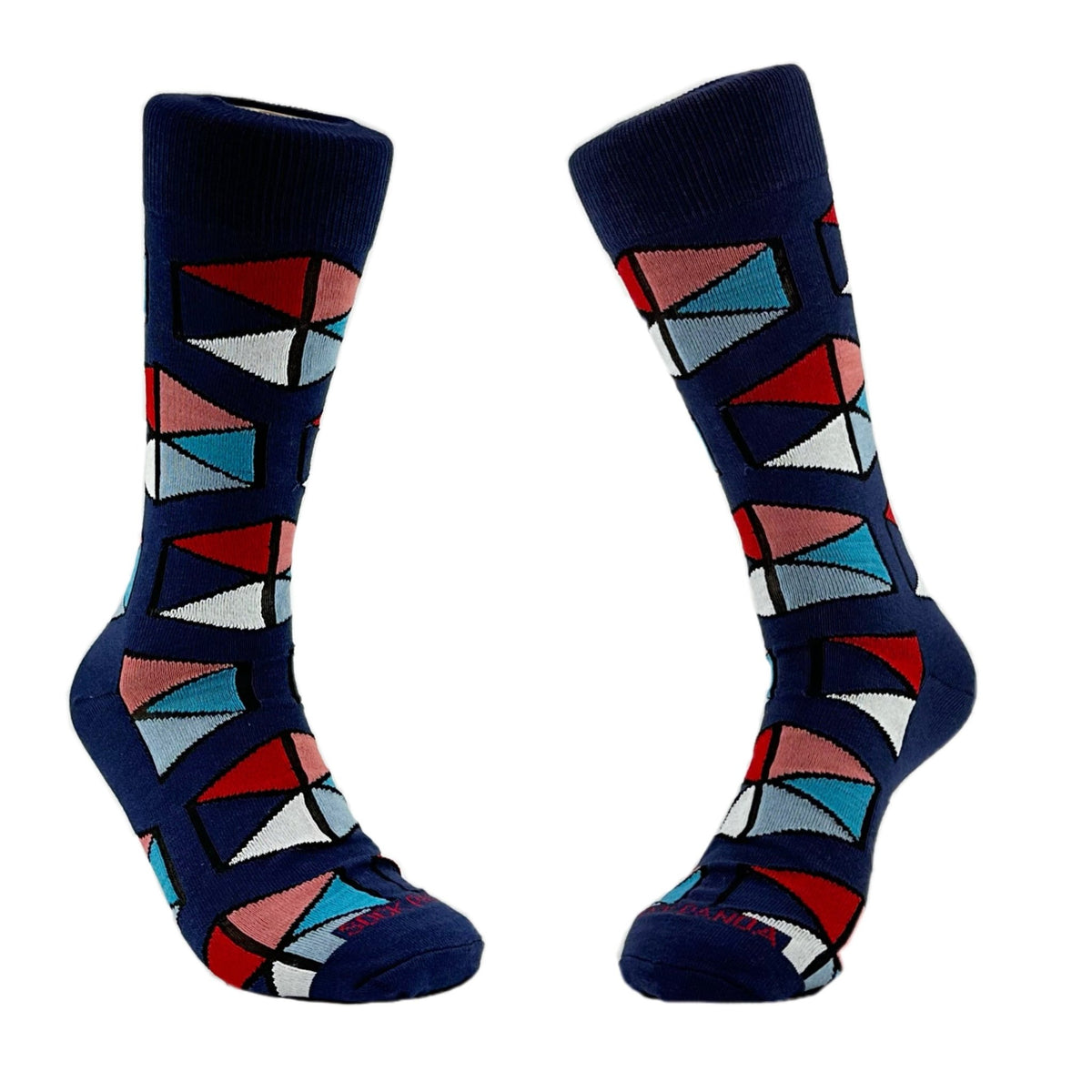 Hexagon Flag Banner Patterned Socks from the Sock Panda, HexFlagLg