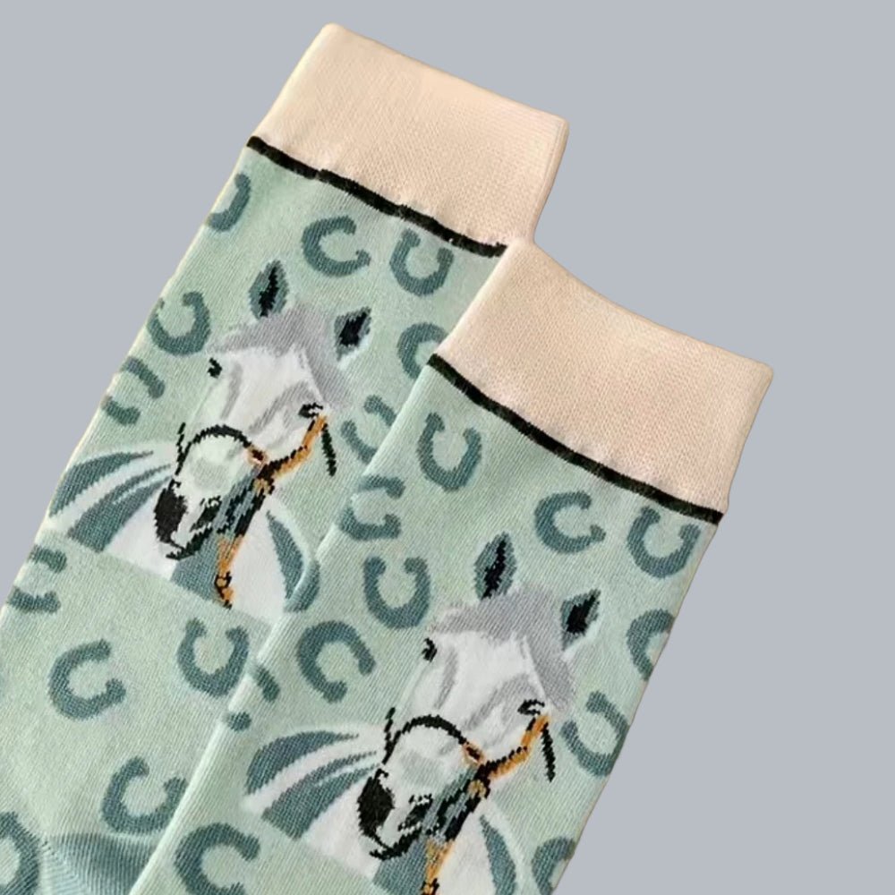 Horse Socks from the Sock Panda (Adult Medium - Women's Shoe Sizes 5-10), HorseMd