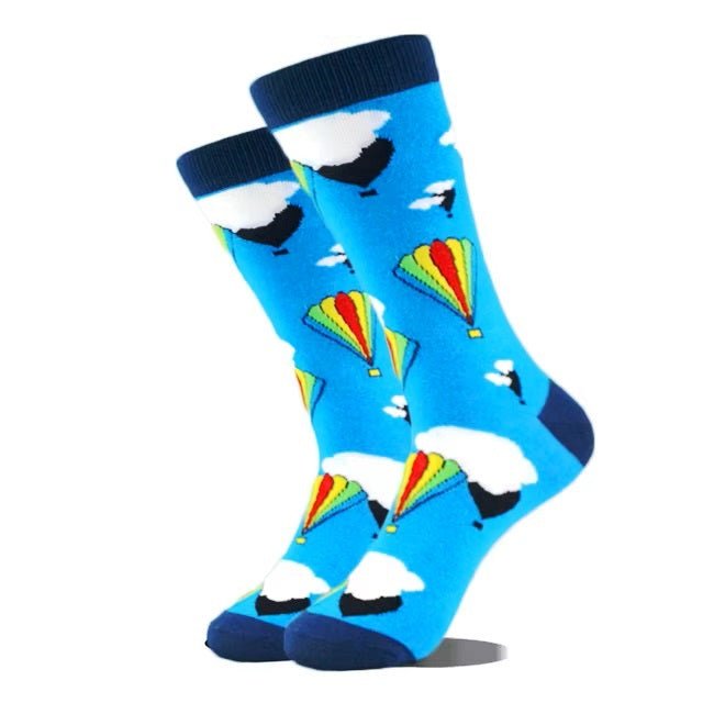 Hot Air Balloon Socks from Sock Panda (Adult Medium), HotAirBalloonMd