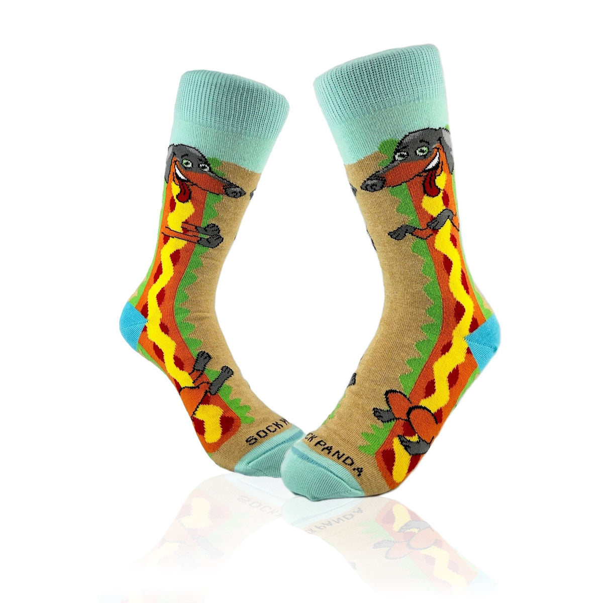 Hot Dog from the Sock Panda (Adult Small - Shoe Sizes 2-5), DachshundSm
