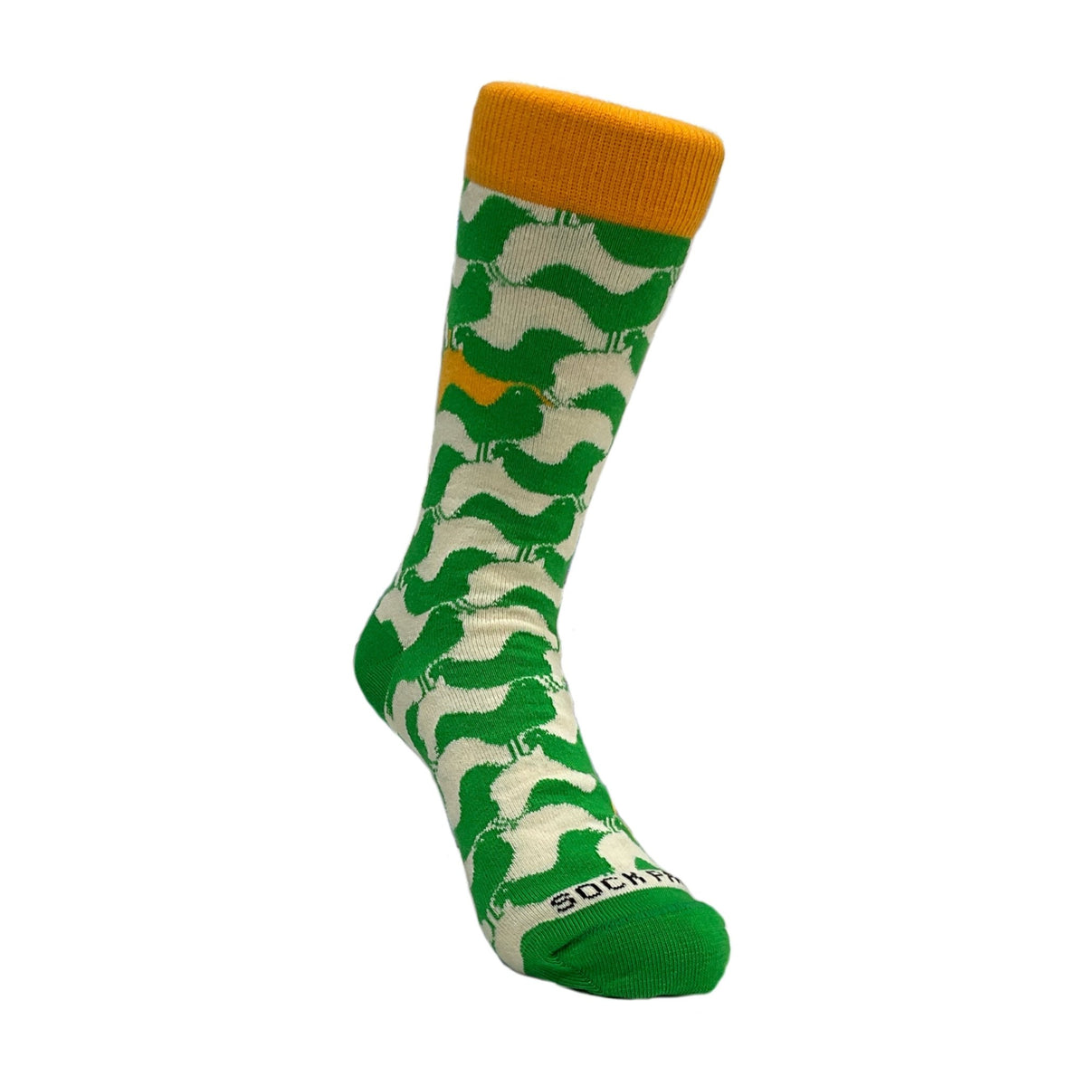 Interlocking Turkey Patterned Socks from the Sock Panda (Adult Small - Shoe Sizes 2-5), TurkeyTessSm