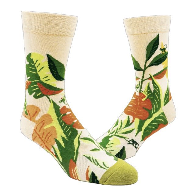 Jungle Safari Socks from the Sock Panda (Adult Medium - Women's Shoe Sizes 5-10), JungSafMd