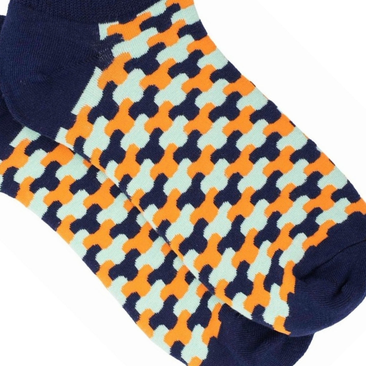 Links Patterned Ankle Socks (Adult Large - Men's Shoe Sizes 8-12), LinksAnkleLg