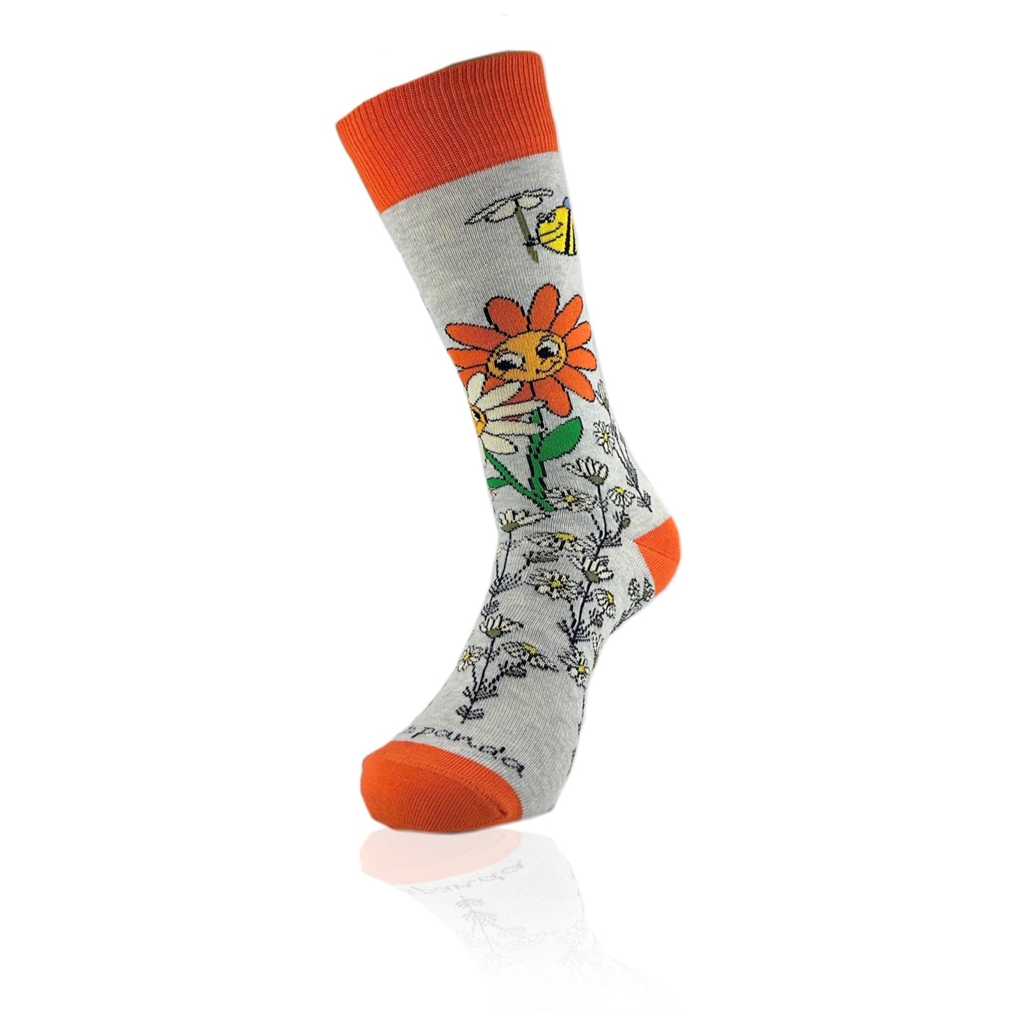Love Flower Socks from the Sock Panda (Adult Medium - Women's Shoe Sizes 5 - 10)