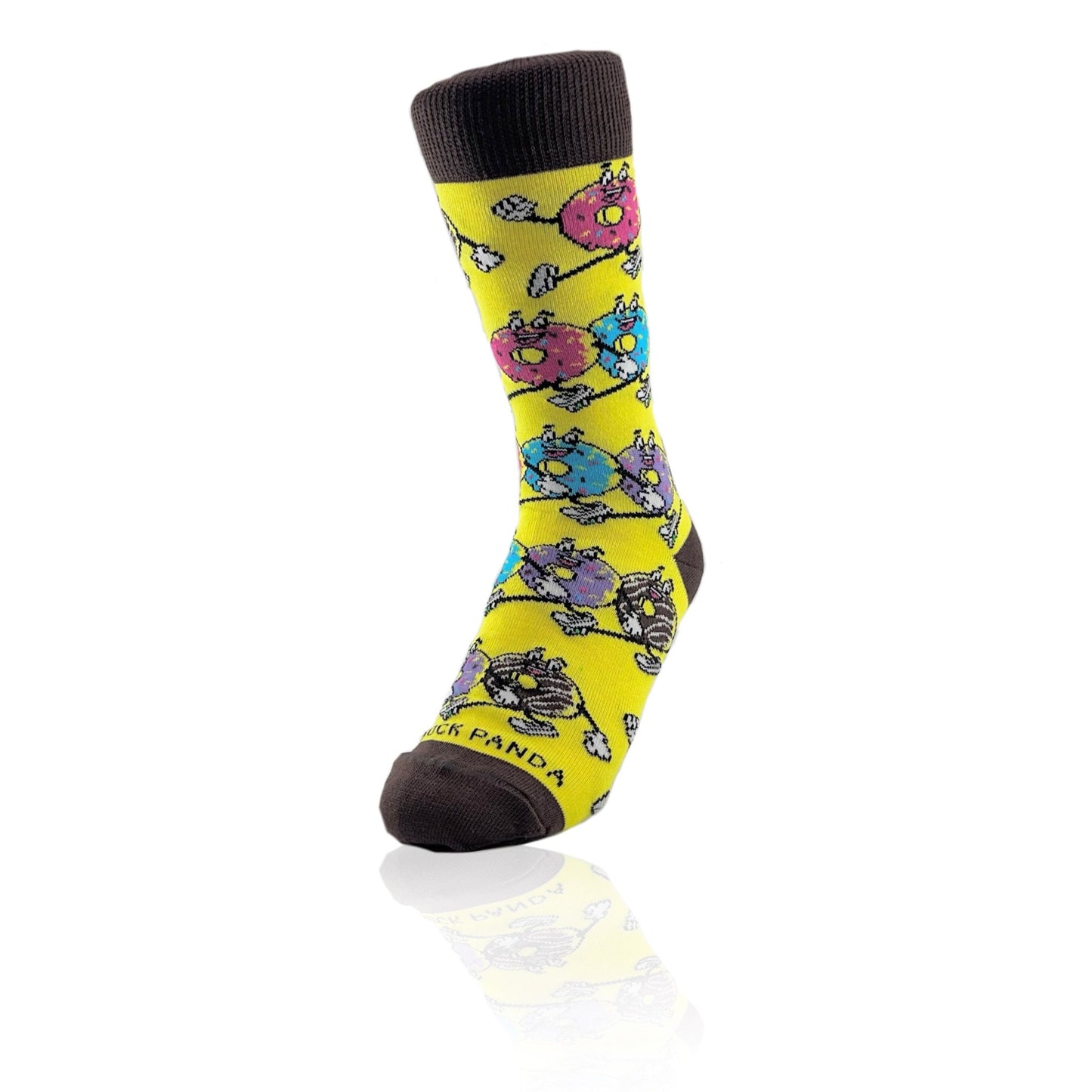 Marching Donuts Socks from the Sock Panda (Adult Small)