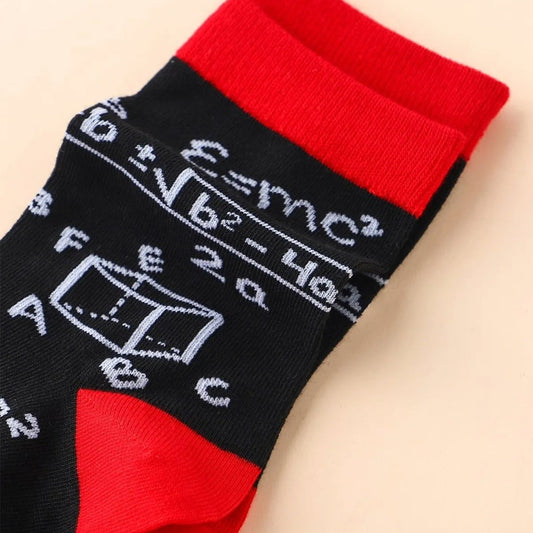 Math Socks from the Sock Panda (Adult Large - Men's Shoe Sizes 8 - 12)
