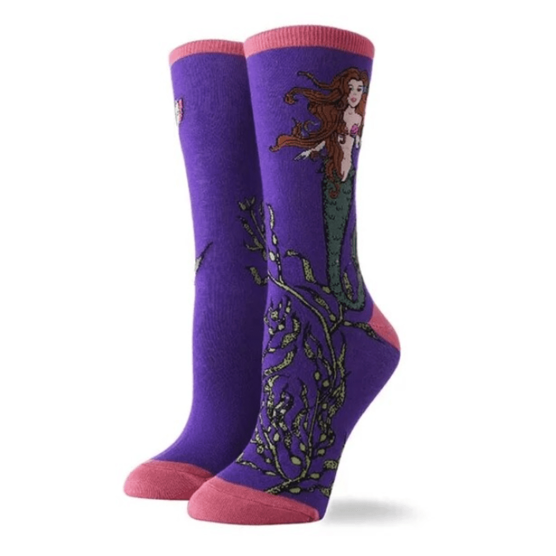 Mermaid Socks from the Sock Panda (Adult Medium - Women's Shoe Sizes 5 - 10)