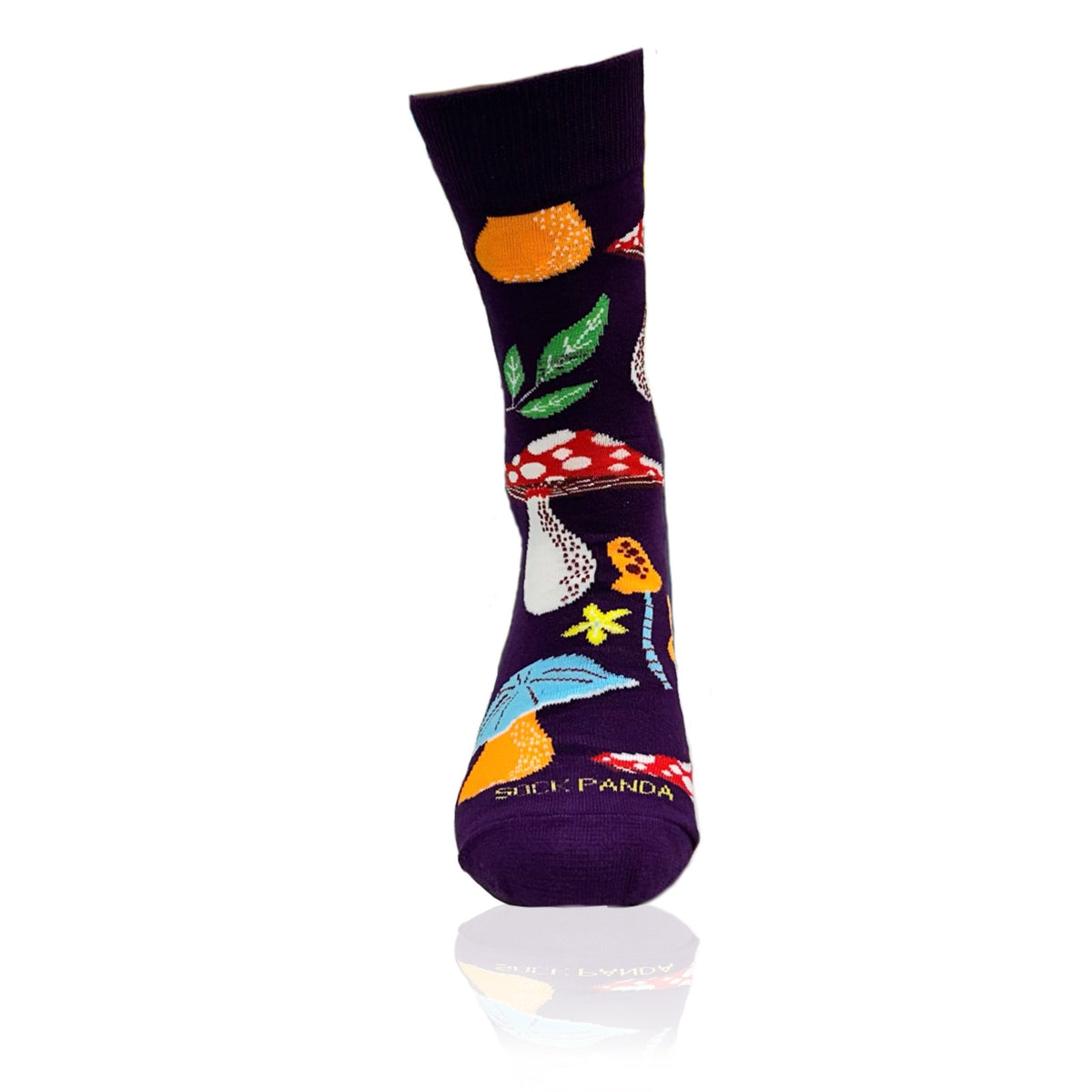 Mushroom Pattern Socks from the Sock Panda (Adult Medium - Women's Shoe Sizes 5-10), MushroomMd