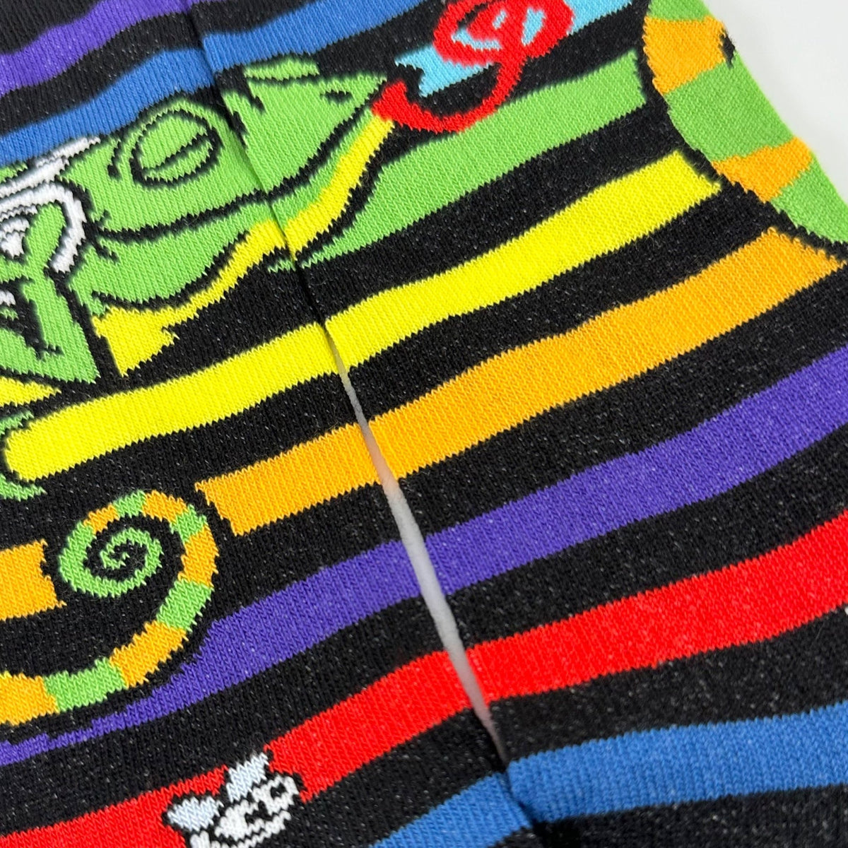 Musical Chameleon Socks from the Sock Panda (Adult Small - Shoe Sizes 2-5), ChameleonSm