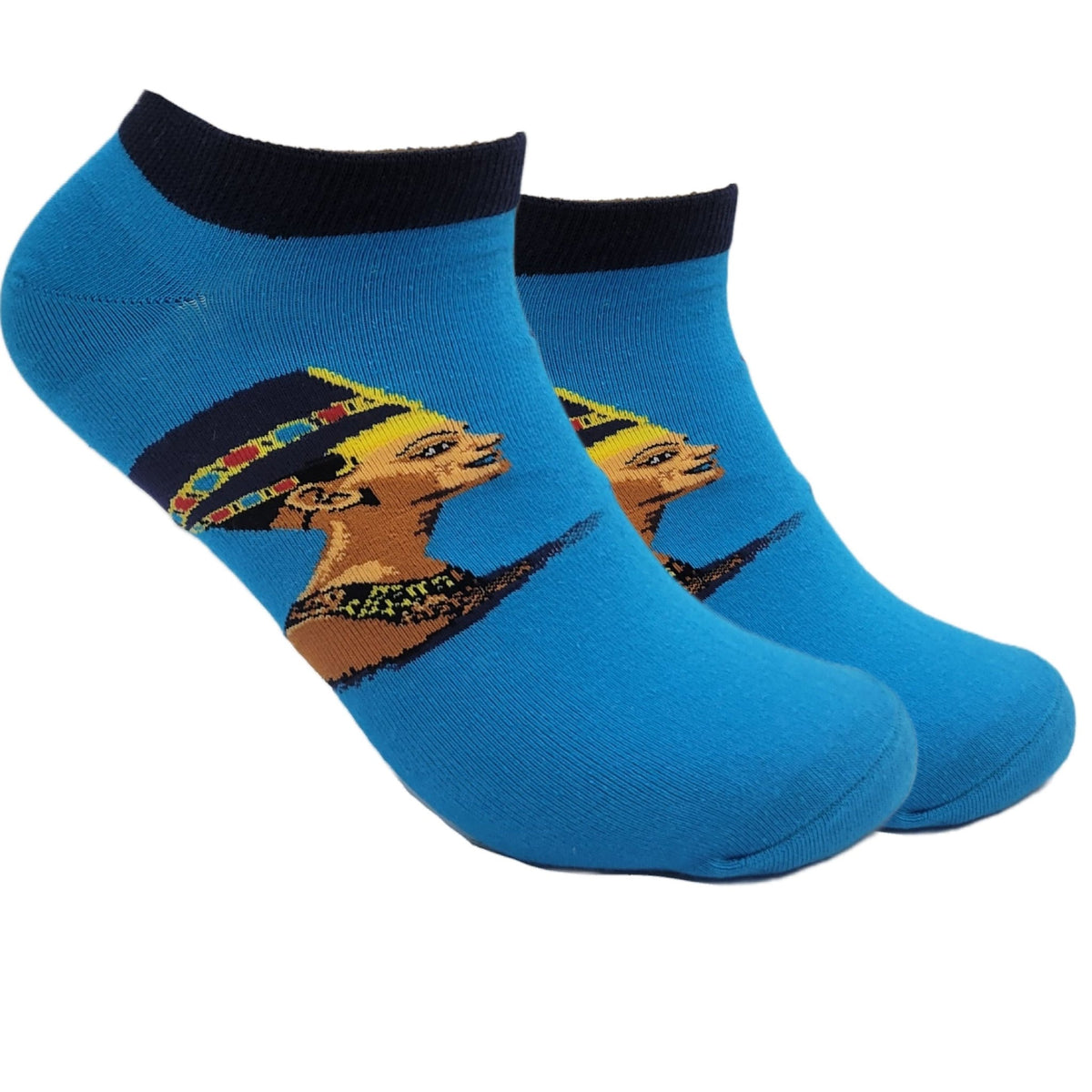 Nefertiti Famous Art Socks Ankle Socks, NefertitiAnkleLg