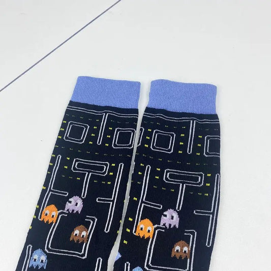 Old School Video Game Socks from the Sock Panda (Adult Medium - Women's Shoe Sizes 5 - 10)