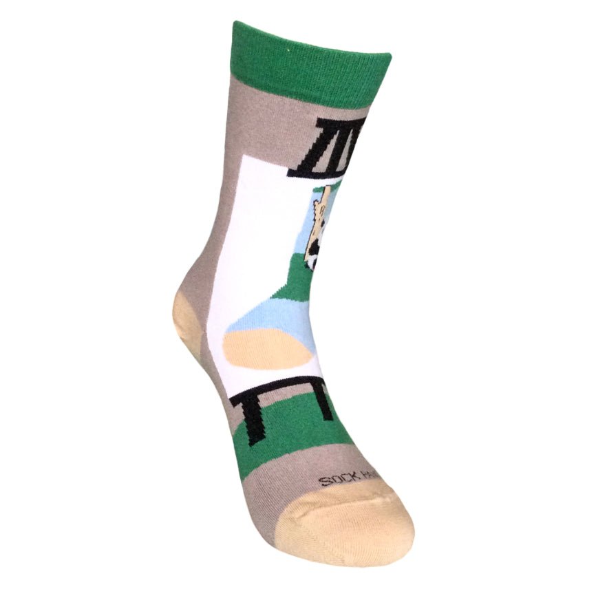 Panda Art on an Easel Socks - The Best Art Sock Ever!, Man--Panda Art1