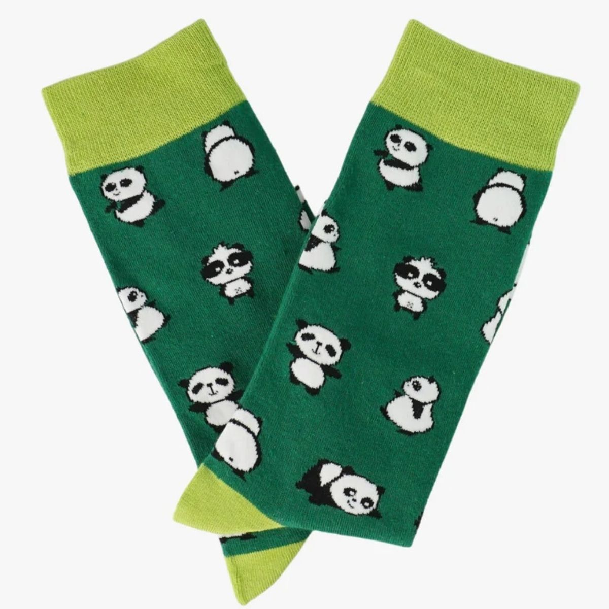 Panda Bear Pattern Socks from the Sock Panda (Adult Large - Men's Shoe Sizes 8 - 12)