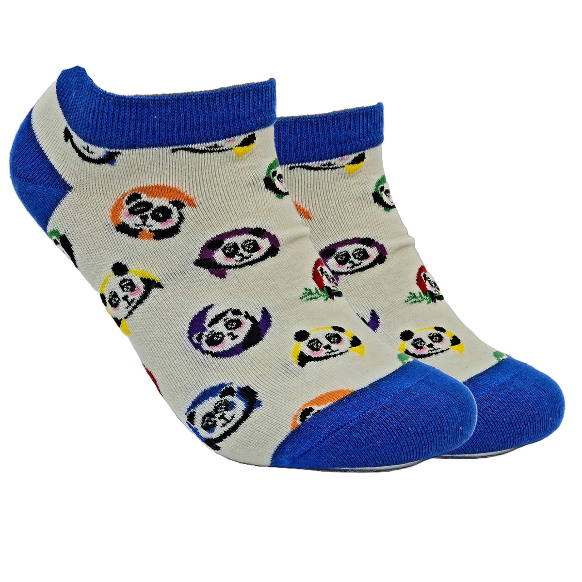 Panda Face Pattern Socks (Adult Medium - Women's Shoe Sizes 5-10), PandaFaceAnkMd