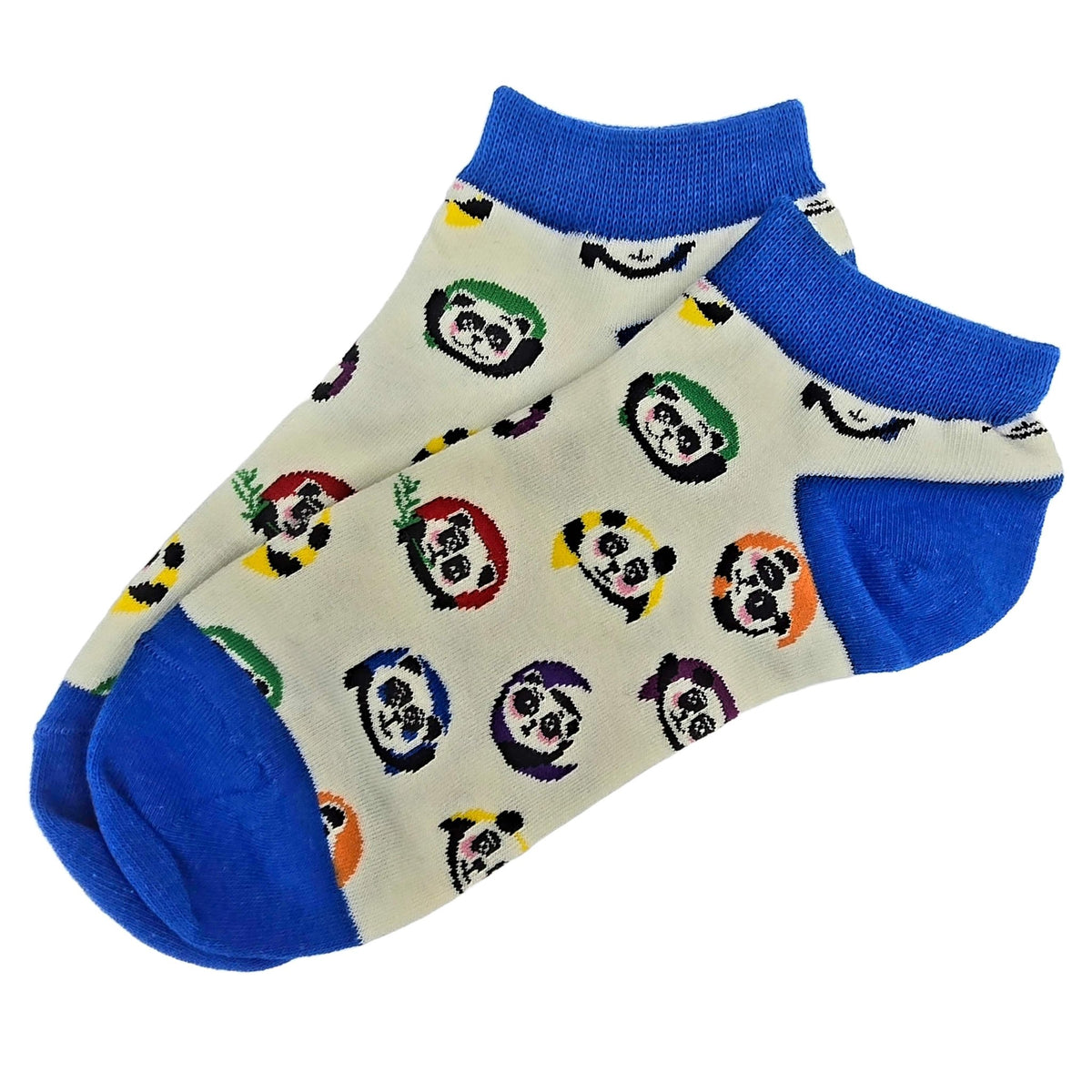 Panda Face Pattern Socks (Adult Medium - Women's Shoe Sizes 5-10), PandaFaceAnkMd