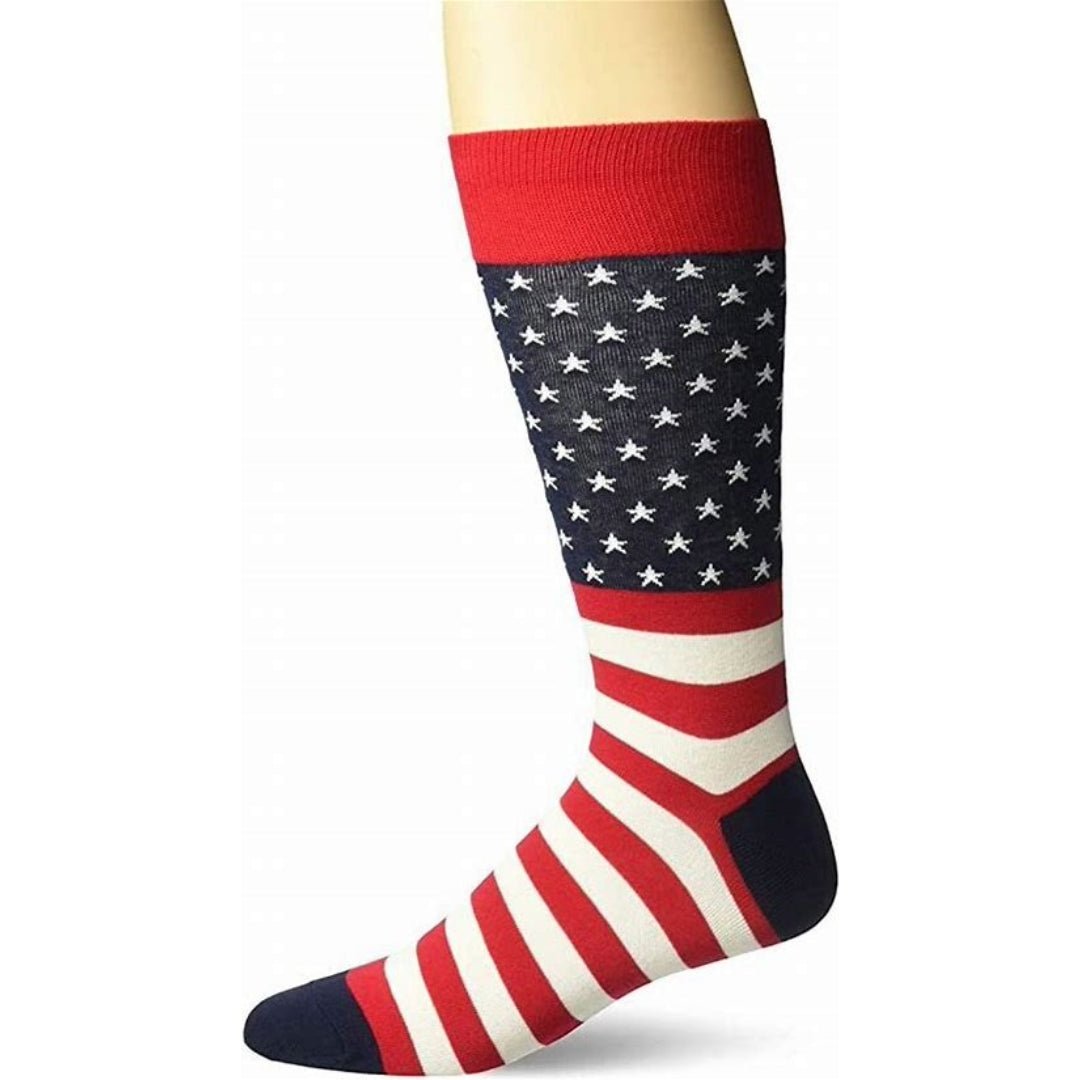 Patriotic Flag Socks from the Sock Panda, PatFlagLg