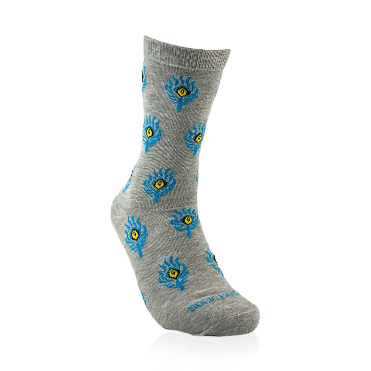 Peacock Feather Pattern Socks from the Sock Panda (Adult Medium - Women's Shoe Sizes 5-10), PeacockfeathMd