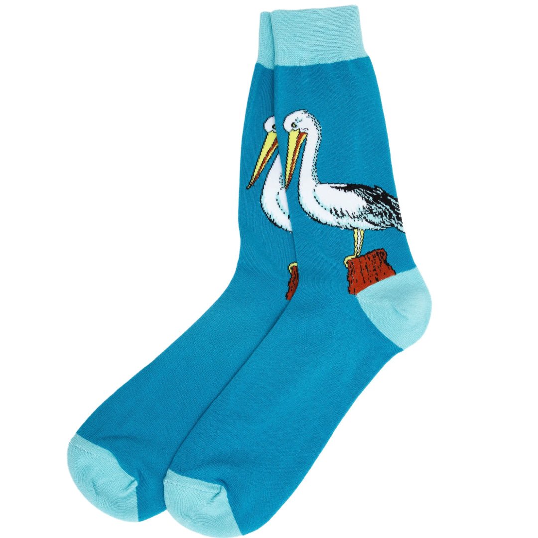 Pelican Socks form the Sock Panda (Adult Large - Men's Shoe Sizes 8 - 12)
