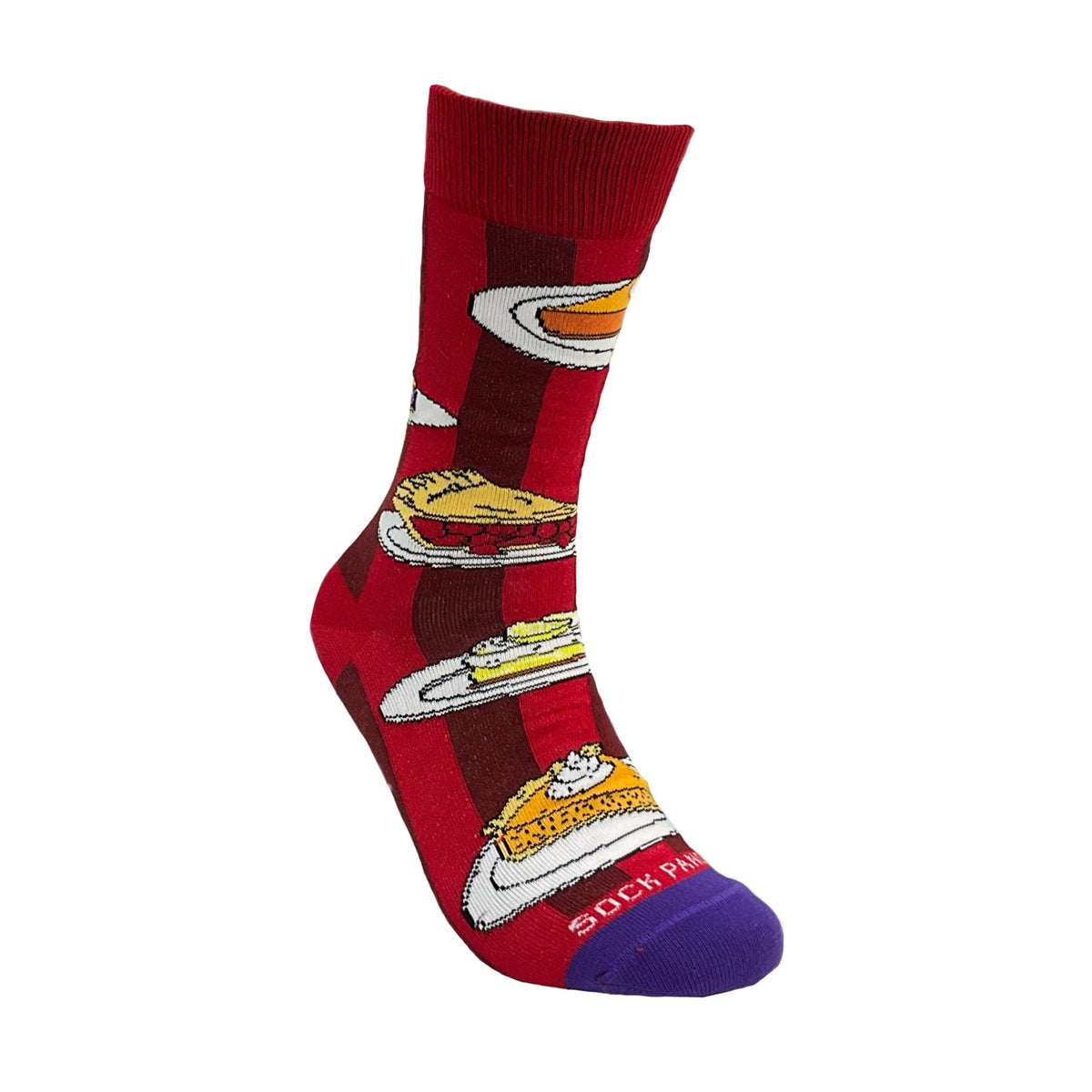 Pies for Dessert Socks from the Sock Panda (Adult Medium - Women's Shoe Sizes 5-10), PieDessertMd