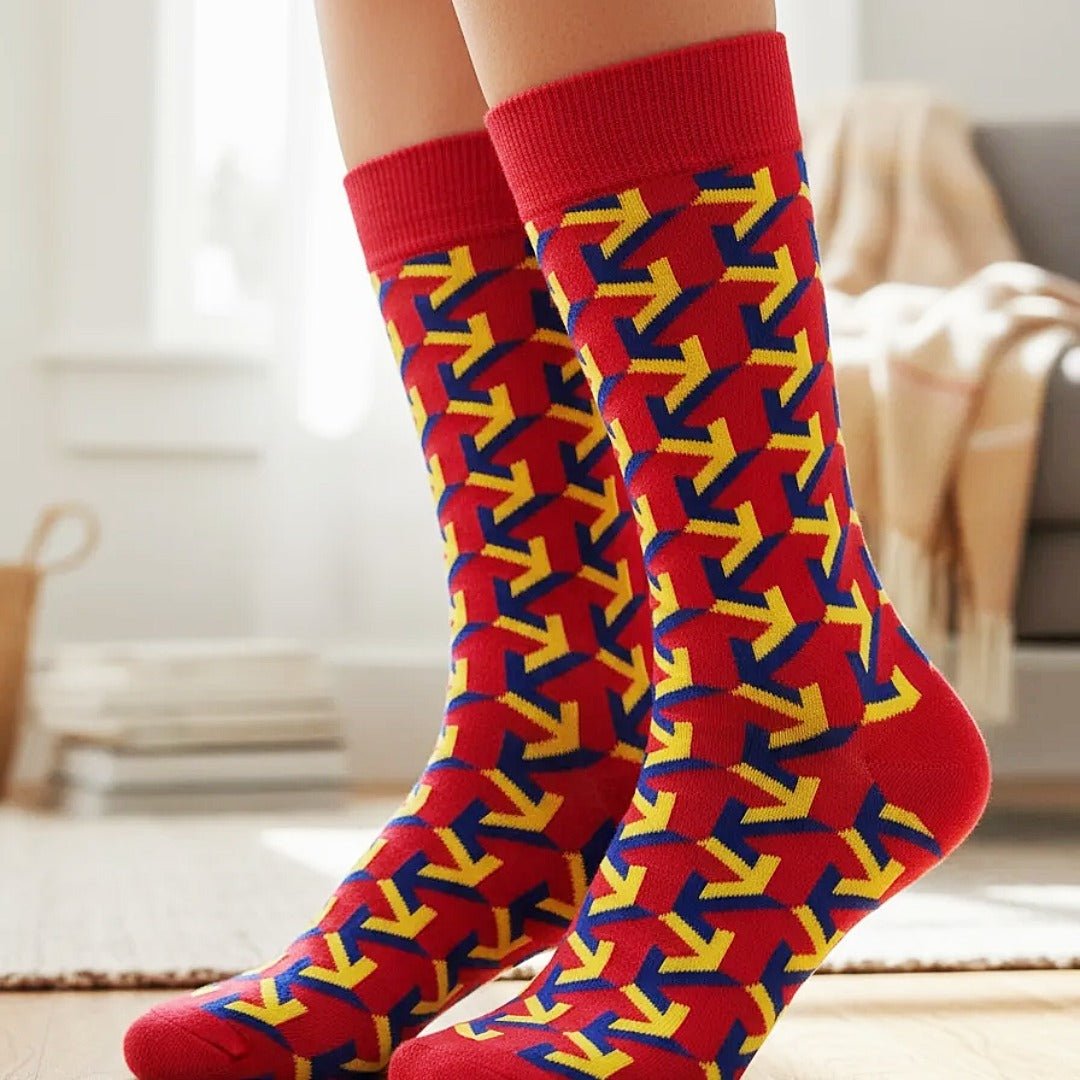 Pink Arrow Socks from the Sock Panda (Adult Large - Men's Shoe Sizes 8-12), PinkArrowLg