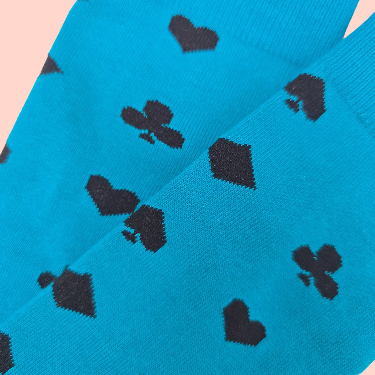 Playing Card Suit Socks from the Sock Panda (Adult Large), CardSuitsLg
