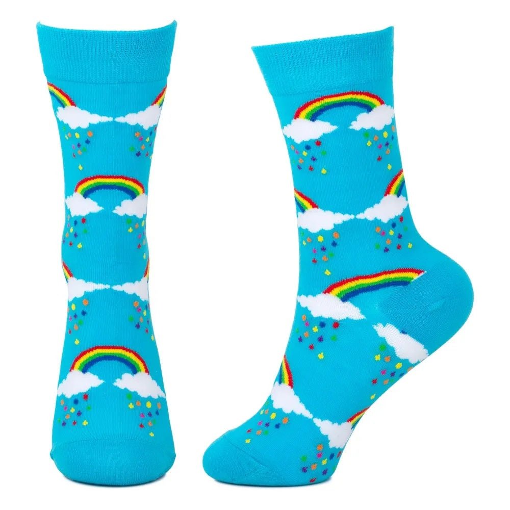 Rainbow Sky Socks from the Sock Panda (Adult Medium - Women's Shoe Sizes 5 - 10)