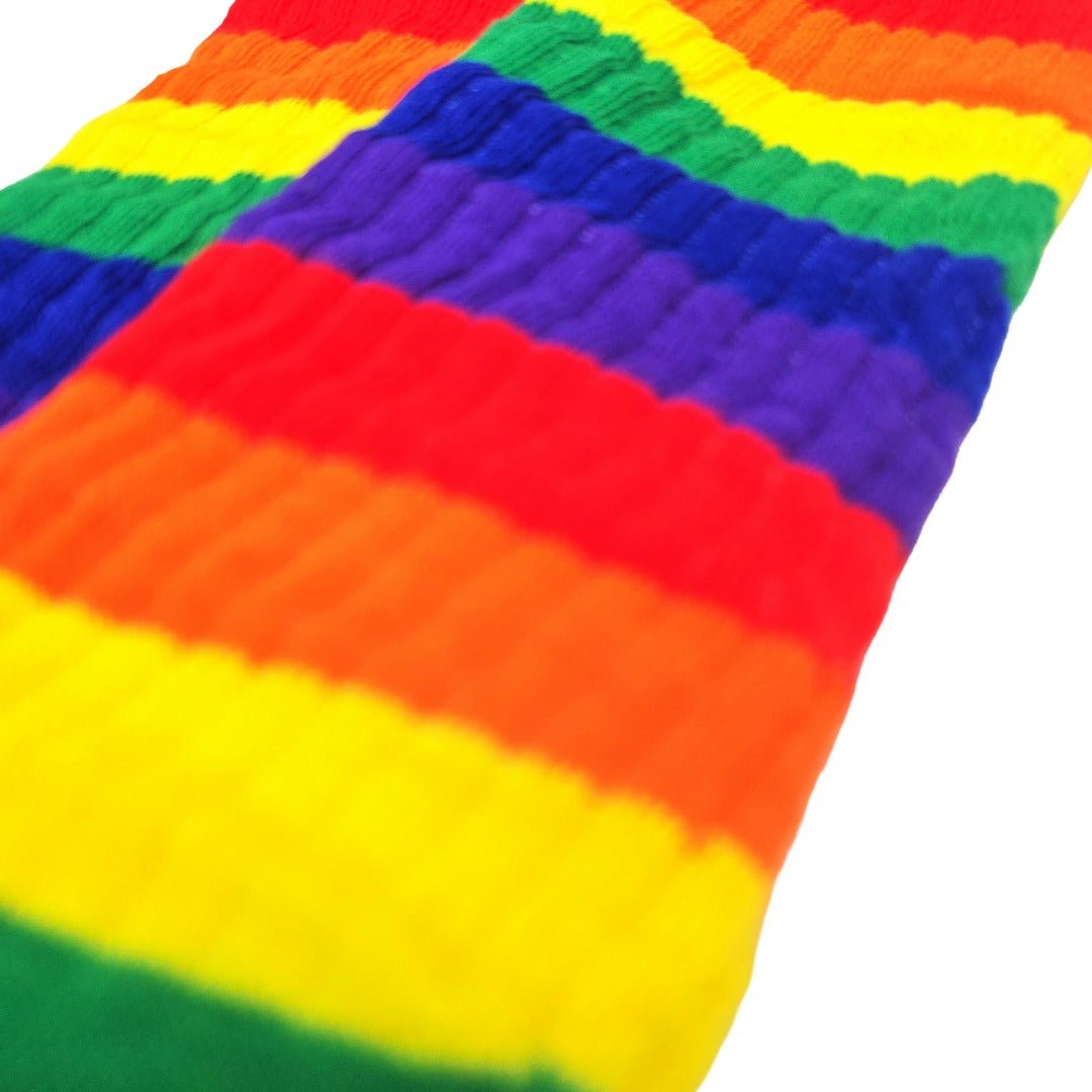 Rainbow Slouch Socks (Adult Medium) - Midweight
