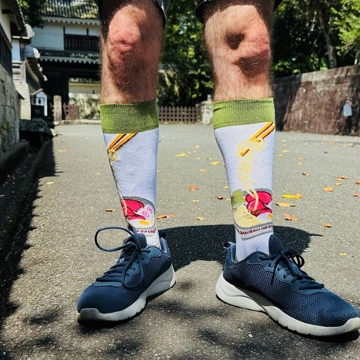 Ramen Socks from the Sock Panda (Adult Large - Men's Shoe Sizes 8-12), RamenLg
