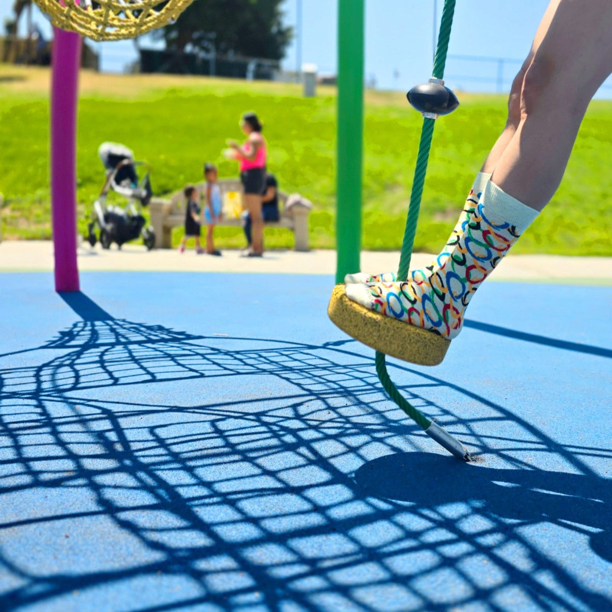 Ring Pattern Socks from the Sock Panda (Adult Small - Shoe Sizes 2-5), TweenRingsSM
