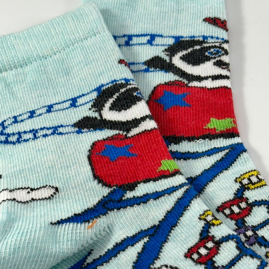 Roller Coaster Panda Socks from the Sock Panda (Ages 3 - 7)