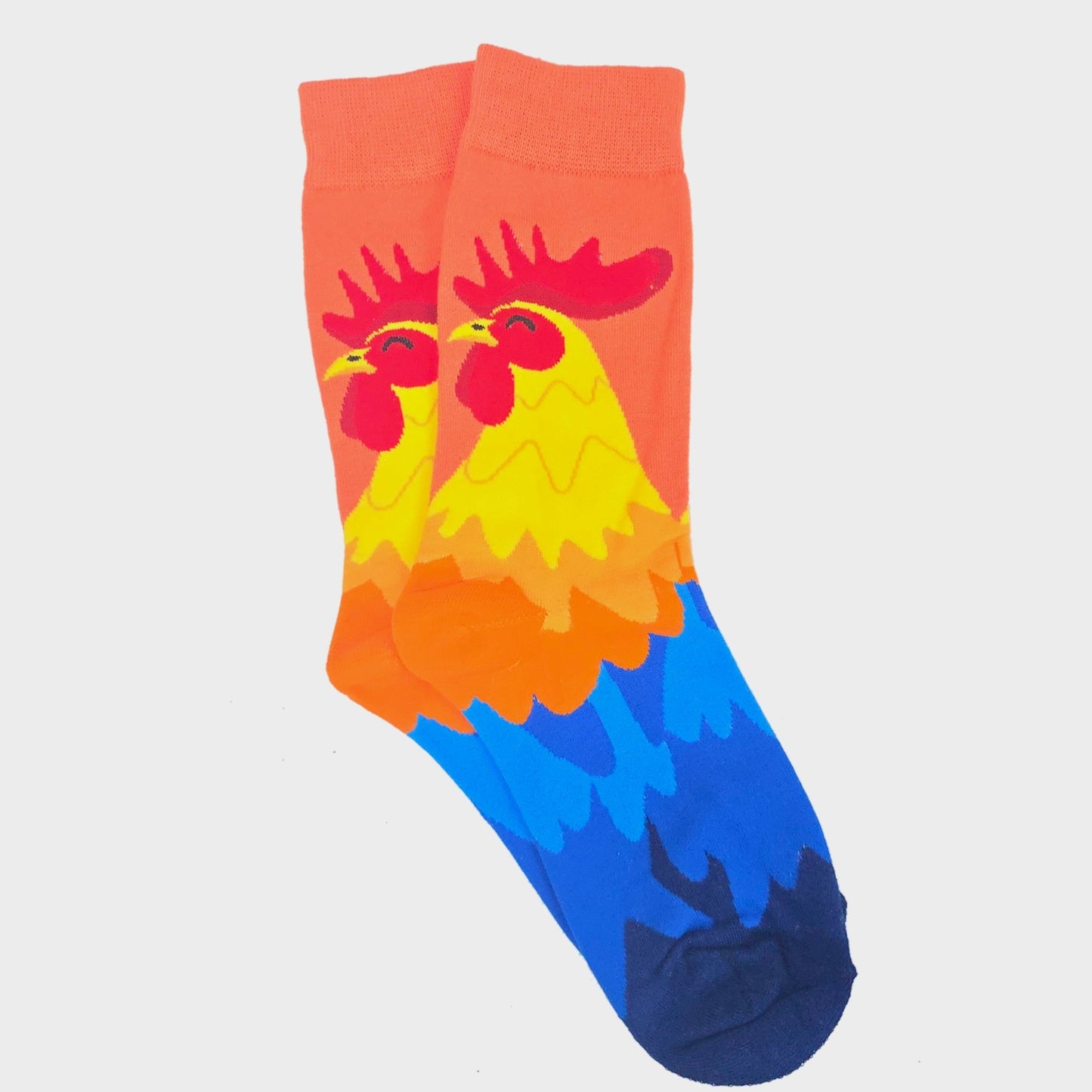 Rooster Socks from the Sock Panda (Adult Medium - Women's Shoe Sizes 5-10)