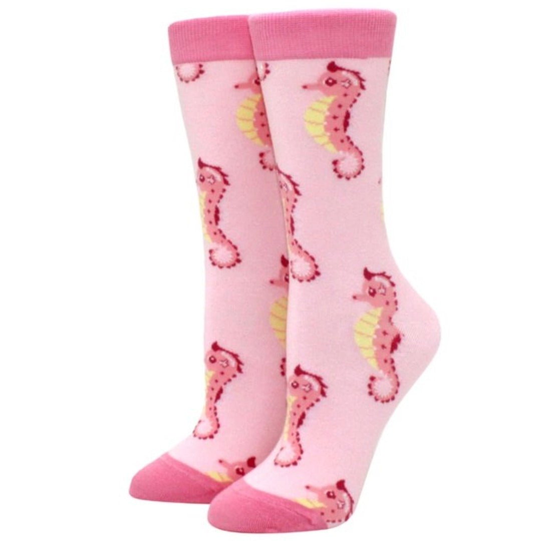 Seahorse Pattern Socks from the Sock Panda (Adult Medium), SeaHorseMd