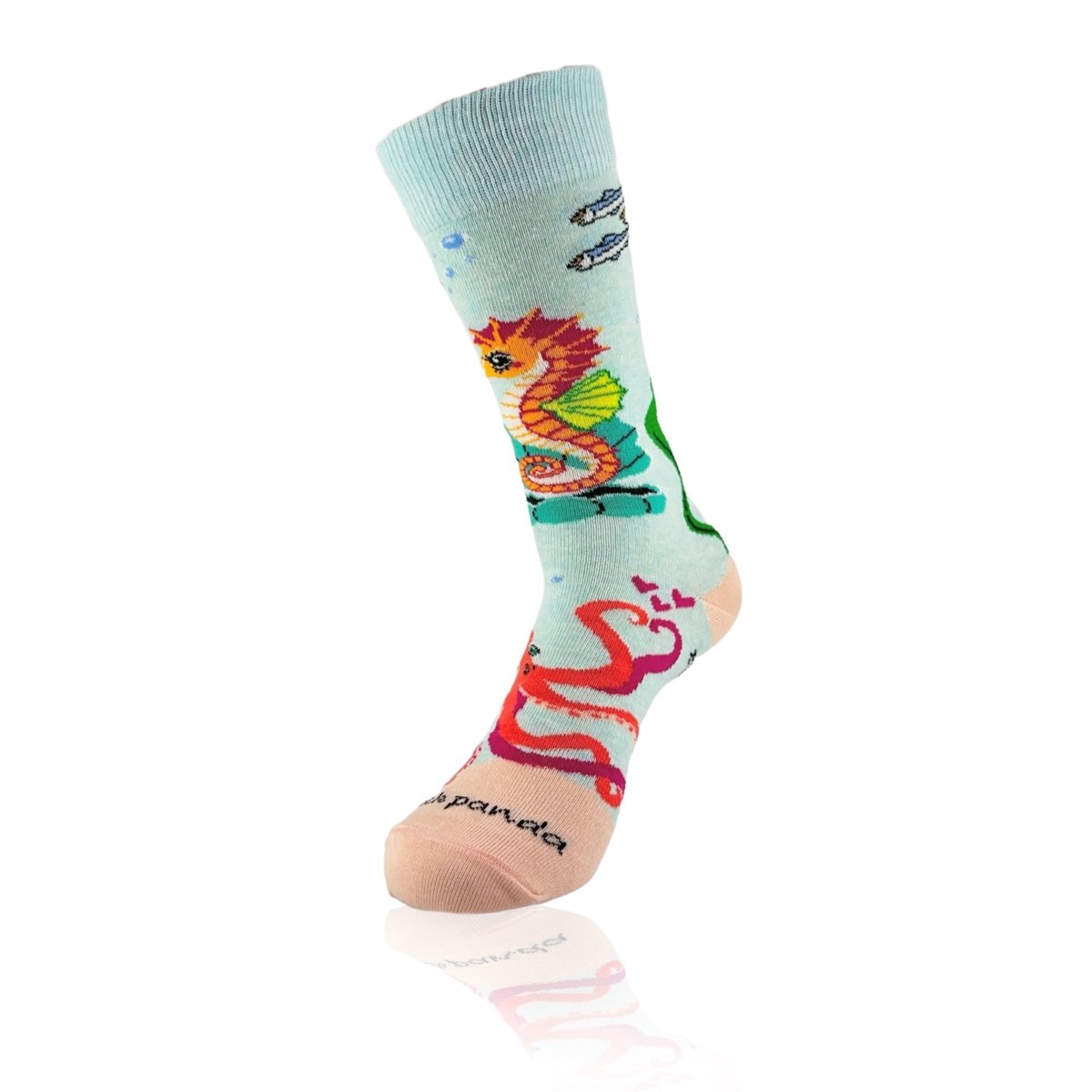Seahorse Socks from the Sock Panda (Adult Medium) SeahorseladyMd