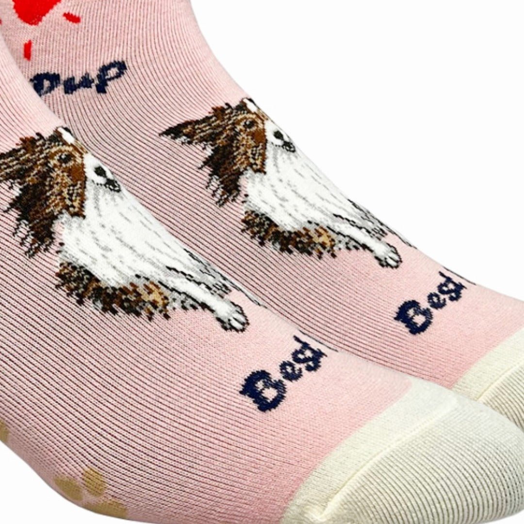 Sheltie Dog Socks (Adult Medium - Women's Shoe Sizes 5 - 10)