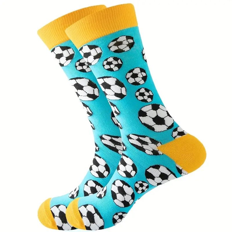 Soccer Socks from the Sock Panda (Adult Large - Men's Shoe Sizes 8-12), SoccerManLg
