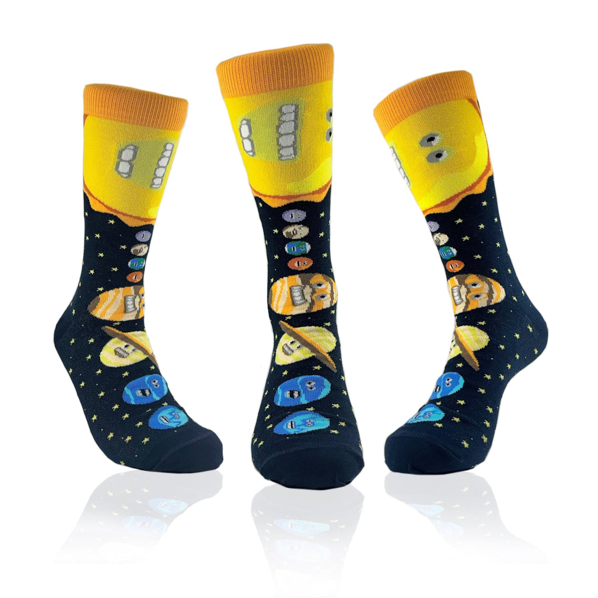 Solar System Planets Socks from the Sock Panda (Adult Large), ThePlanetsLg