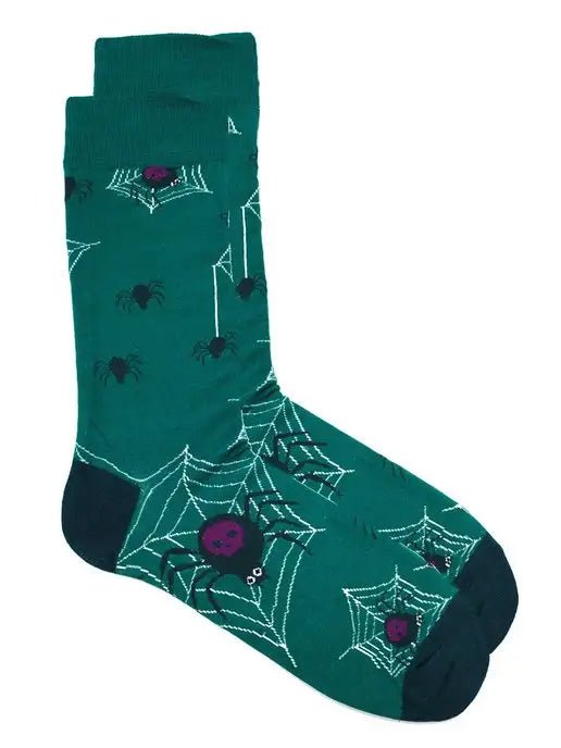 Spider Socks from the Sock Panda (Adult Large - Men's Shoe Sizes 8 - 12)