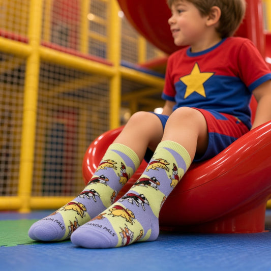 Super Dogs Socks from the Sock Panda (Ages 3-7) SuperDogMd