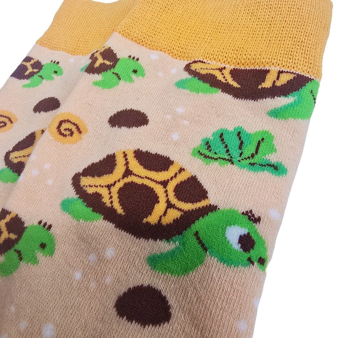 Turtle Pattern Socks from the Sock Panda (Adult Medium), TurtleSwimMd