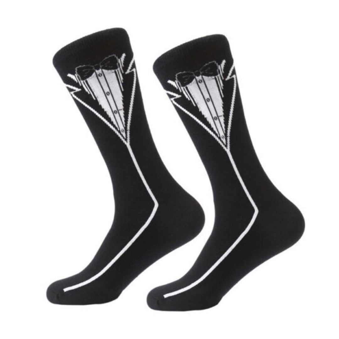 Tuxedo Socks from the Sock Panda, TuxManMd