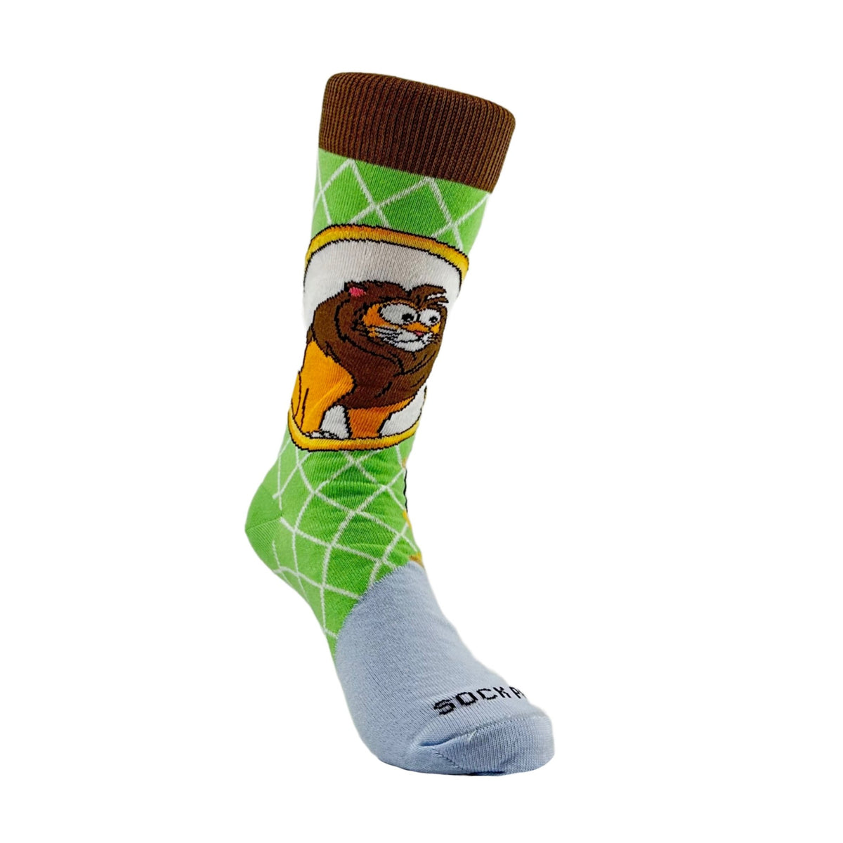 Vanity Lion Cat Socks from the Sock Panda (Adult Small - Shoe Sizes 2-5), LionCatSm