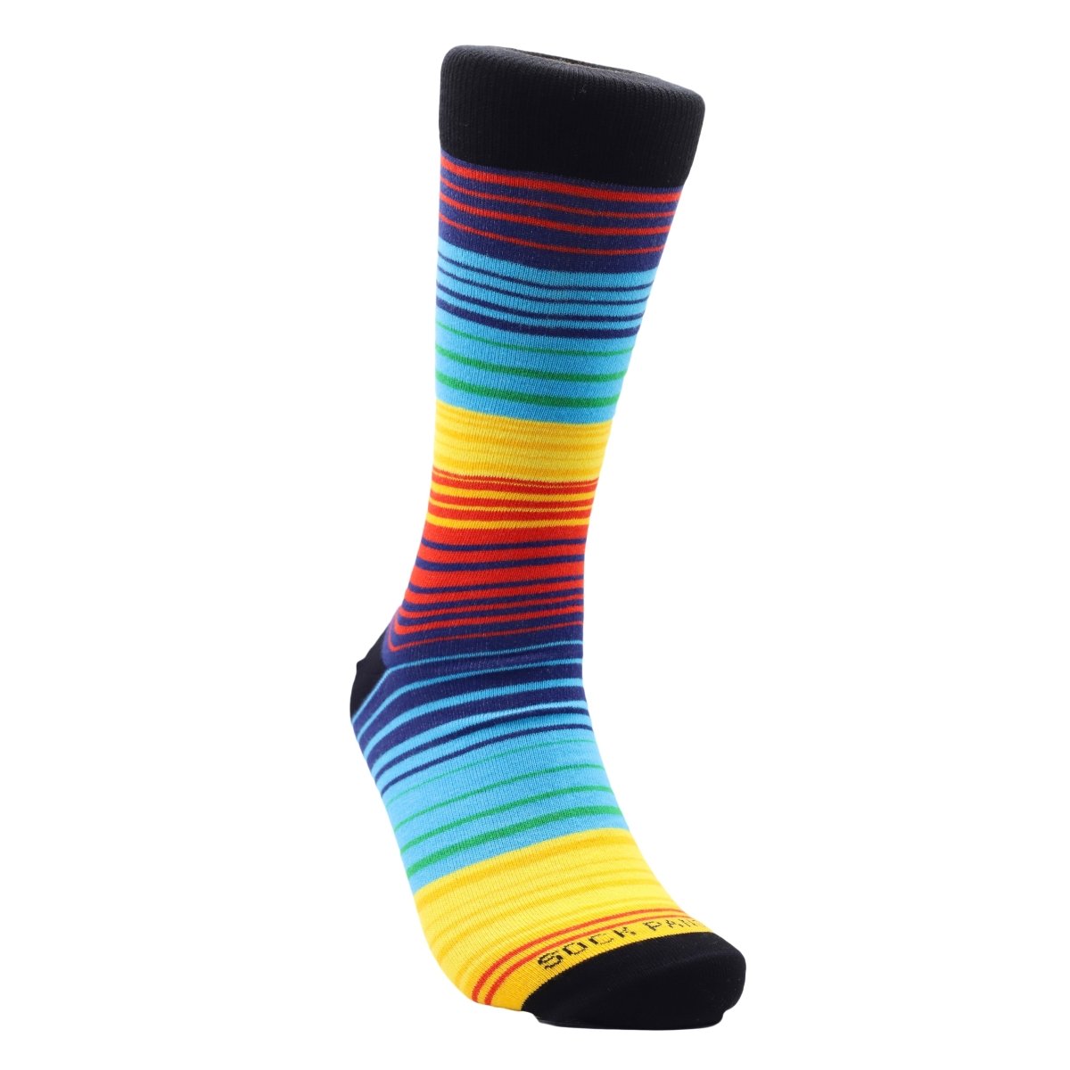Vibrant Rainbow Stripes Socks from the Sock Panda, Rainbow Stripe