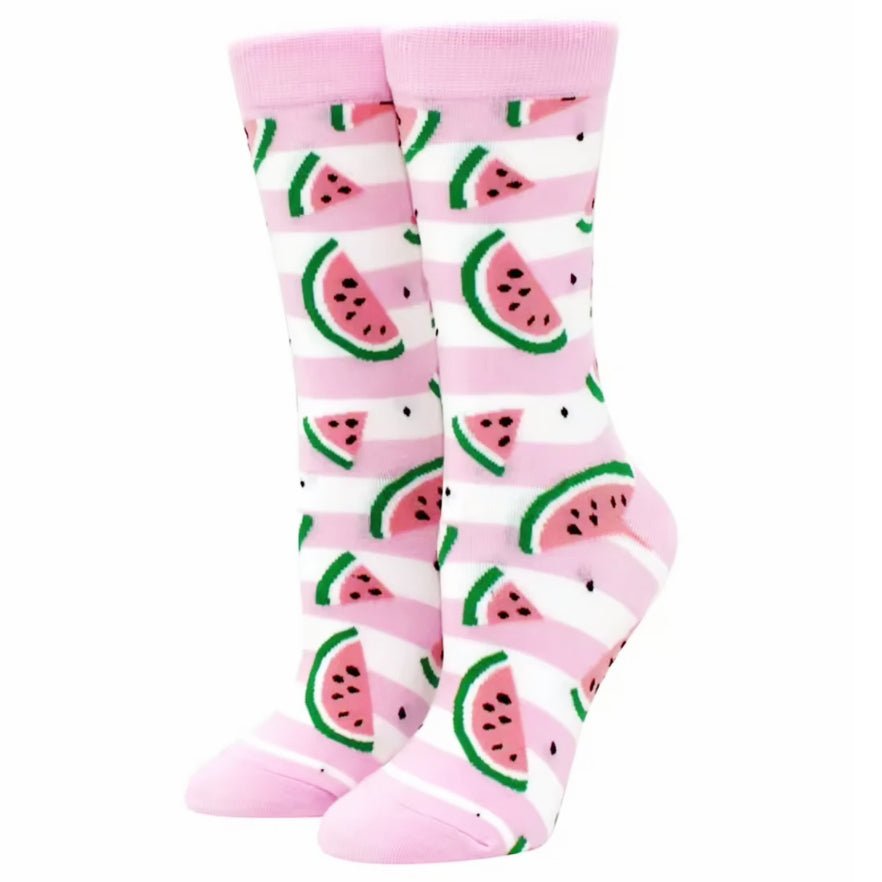 Watermelon Patterned Socks from the Sock Panda (Adult Medium - Women's Shoe Sizes 5 - 10)
