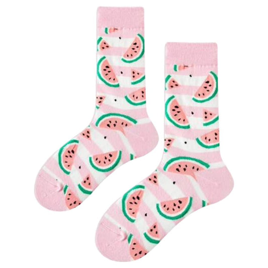Watermelon Patterned Socks from the Sock Panda (Adult Medium - Women's Shoe Sizes 5 - 10)