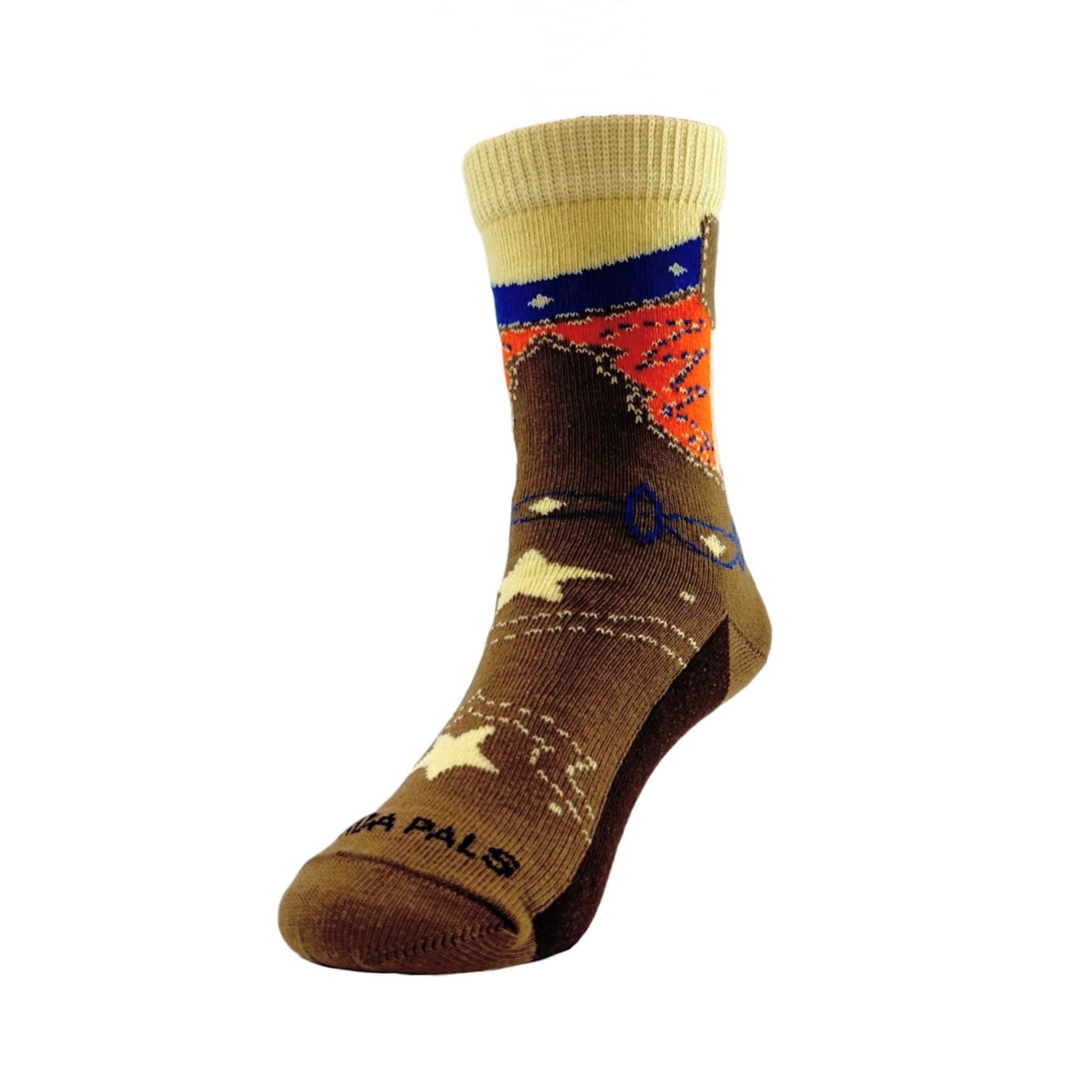 Western Boot Socks from the Sock Panda (Ages 3 - 7)