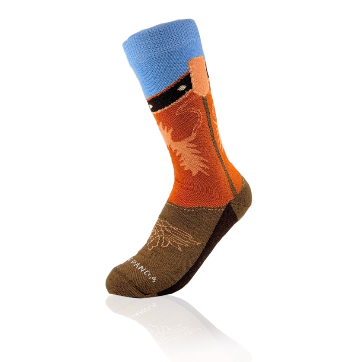 Western Boot Socks from the Socks Panda (Adult Small, Shoe Sizes 2 - 5) WestBootSm