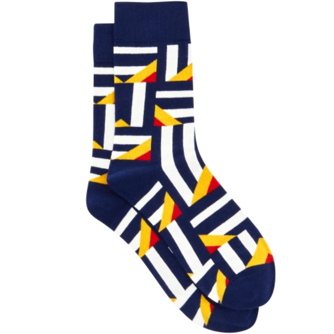 Zig-Zag Stripes Socks from the Sock Panda (Adult Large), ZigZagStripeLg