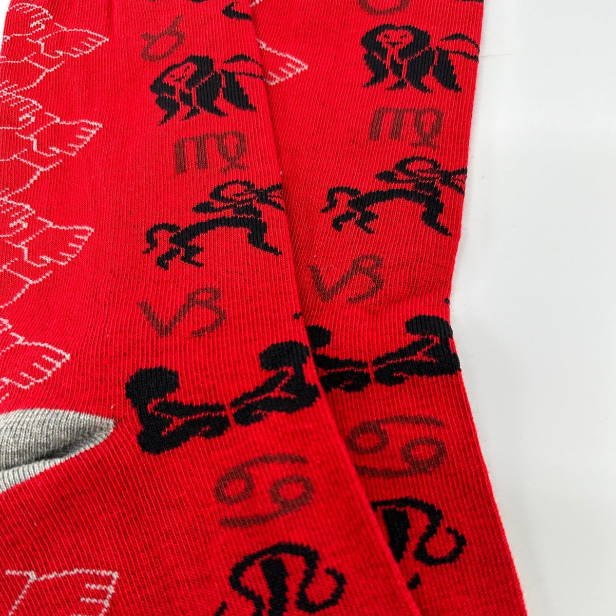 Zodiac Socks from the Sock Panda (Adult Large - Men's Shoe Sizes 8-12), RedZodiacLg