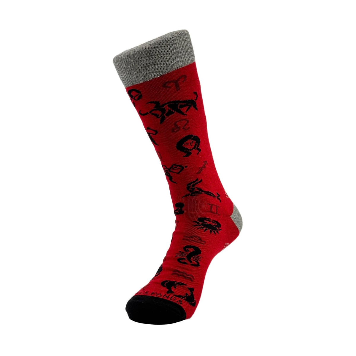 Zodiac Socks from the Sock Panda (Adult Large - Men's Shoe Sizes 8-12), RedZodiacLg